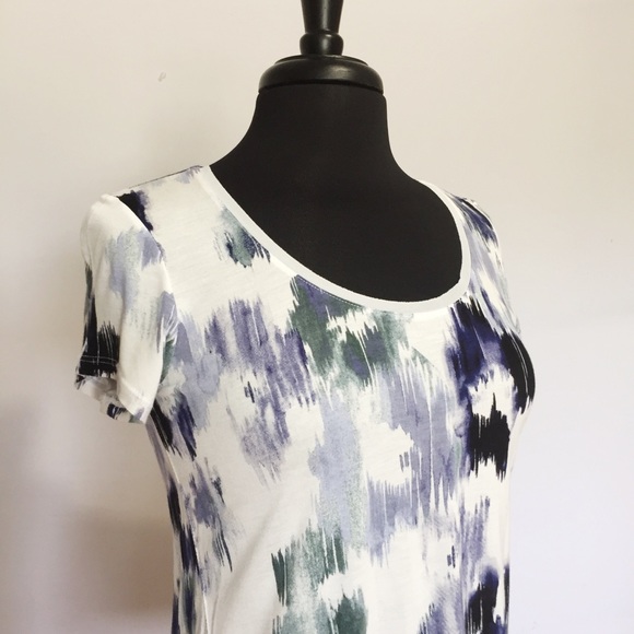 🍩Simply Vera Wang Top Sheer Hem - Picture 4 of 7